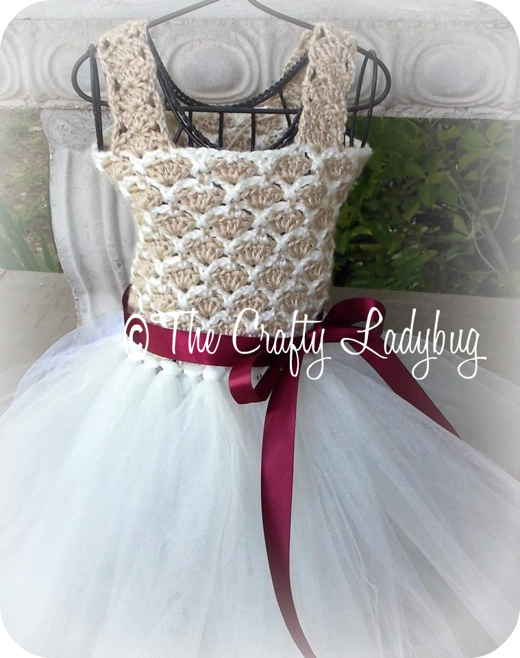 Crochet And Tulle Tutu Dress Pattern III PDF52 on Luulla